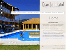 Tablet Screenshot of bardis-hotel.com